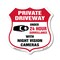 Signmission Private Driveway Shield Sign Under 24 Ho, 18 Inch X 18 Inch, Plastic Sign SHI-P-18-437 - alternate 1