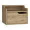 Homeroots 13" Beige Wood One Drawer Floating Nightstand 543703 - alternate 10