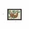 Homeroots Hanging Sloth I 1 Black Framed Print Wall Art 415215 - alternate 4