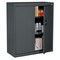 Sandusky Lee Shelving Storage Cabinet, 36 in H, 36 in W, 18 in D, Recessed, Keyed, Charcoal, 3 Shelves EA2R361836-02 - alternate 4