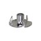 Auveco Tee Nuts #10-32 x 9/32in 3 Prong Round Base, 50PK 11331 - alternate 1