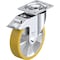 Zoro Select Plate Caster, Swivel, Polyurethane, 9 1/4"H L-ALTH 200K-FI - alternate 1