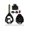 Aks Keys 2009 -2014 Toyota Pontiac Remote Key Shell 3B RS-TOYOTA-30 - alternate 1