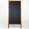 M&T Displays Dark Wood 23.6x47.25 Inch Double Sided Chalkboard A-Frame UWODD06012X2000 - alternate 10
