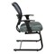Space Seating 55 Series Professional AirGrid Back Visitors Chair, Grey 5505-2M - alternate 6