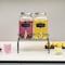Basicwise 2-Pcs Glass Drink Dispenser Set with Metal Stand, Stainless Steel Spigots and Chalkboard Signs - QI004713.CHK - alternate 7