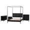 Baxton Studio Marisela Bedroom Set, Queen 260-14378-14264-14263-14262-ZORO - alternate 8