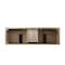 James Martin Vanities Bristol 72" Double Vanity, Whitewashed Walnut, w/ 3 CM Siberian Silestone Top 157-V72-WW-3SFR - alternate 6