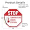 Signmission Stop Temperature Check Station, 18 Inch X 18 Inch, Vinyl Decal OC-D-18-199 - alternate 4