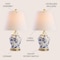 Jonathan Y Penelope 22" French Country Cottage Ceramic/Iron Chinoiserie Ginger Jar LED Table Lamp, Blue/Wh, 2PK JYL3005A-SET2 - alternate 7