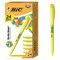 Bic Brite Liner Highlighters Markers, Chisel Tip Super Bright Yellow Fluorescent Highlighters Ink, 24PK BL241-YEL - alternate 1