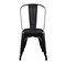Homeroots Set of Four Black Steel Dining Side Chairs 544266 - alternate 8