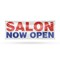 Signmission Salon Now Open, 48 Inch x 120 Inch, Vinyl Banner B-120-30848 - alternate 1