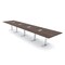 Skutchi Designs 20 Person Conference Table With Power Unit | 20' Rectangular Table | Harmony Series HAR-REC-48x240-T-H3041-ESIL - alternate 1