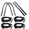 Fairchild Industries Door Seal Kit, 1999-2016, Ford F-350 KF3043-8 - alternate 1