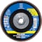 Pferd 4-1/2'' Flap Disc, 5/8''-11 Thread, 40 Grit, Z START STEELOX, Type 27, Flat, Zirconia 63927 - alternate 1
