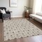 Homeroots 3' X 5' Brown And Beige Geometric Washable Indoor Outdoor Area Rug 595709 - alternate 6