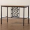 Baxton Studio Vintner Industrial Brown and Black Pub Table with Built-In Wine Cage 256-5386-5387-ZORO - alternate 7