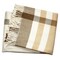 Homeroots Plush Multi Beige Plaid Throw Blanket with Tassels 475706 - alternate 1