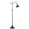 Homeroots 60" Bronze Adjustable Traditional Shaped Floor Lamp With Black Dome Shade 526263 - alternate 1