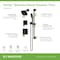 Symmons Verity HydroMersion Double Handle Shower Trim Kit with Hand Spray (Valve Not Included) 4995MB15TRM - alternate 3