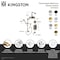 Kingston Brass Thermostatic Tub and Shower System, Matte Black KSK36300AL - alternate 2