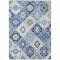 Homeroots 5' X 8' Blue Beige And Sky Blue Southwestern Washable Indoor Outdoor Area Rug 632258 - alternate 6