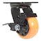 Vestil Polyurethane Swivel With Brake Caster 4 In. Diameter x 2 In. Width 594 lb Orange/Black CST-BN-4X2PUP-SWB - alternate 7