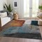Homeroots 3' X 5' Copper Green And Gray Abstract Washable Indoor Outdoor Area Rug 603719 - alternate 6