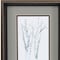 Homeroots 10" X 12" Brushed Silver Frame Aquarelle Birches, Set Of 2, 2PK 365107 - alternate 3