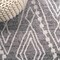 Jonathan Y Rih Moroccan Style Diamond Gray/Ivory 2 ft. x 10 ft. Runner Rug MOH306B-210 - alternate 7