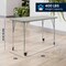 Flash Furniture Commercial Adjustable Height Rectangular Activity Table - Locking Casters-LTGY XU-A2448-REC-LTGRY-T-A-CAS-GG - alternate 9