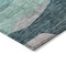 Homeroots 8' Green Purple And Blue Round Abstract Washable Indoor Outdoor Area Rug 604368 - alternate 7