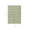 Homeroots 8' X 10' Sage Ivory And Teal Blue Geometric Washable Indoor Outdoor Area Rug 612169 - alternate 7