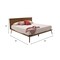Homeroots Brown Wood King Bed Frame 486184 - alternate 4