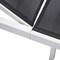 Leisuremod Marlin Patio Chaise Lounge Chair with White Aluminum Frame, Black, 2PK MLW-77BL2 - alternate 8