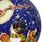 Homeroots Snowmen Family Watching Santa on a Sleigh Hand Painted Mouth Blown Glass Ornament 477524 - alternate 5