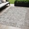 Homeroots 5' X 8' Taupe And Ivory Patchwork Washable Indoor Outdoor Area Rug 631438 - alternate 1