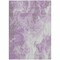 Homeroots 3' X 5' Lavender And Ivory Abstract Washable Indoor Outdoor Area Rug 617782 - alternate 6