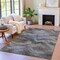 Homeroots 9' X 12' Taupe And Ivory Abstract Washable Indoor Outdoor Area Rug 631327 - alternate 7