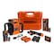 Johnson Dual Slope Rotary Laser Kit, 200 ft Interior, 4000 ft Exterior, +/-1/16 in at 100 ft Accuracy JRT300-RDHV-K - alternate 1