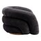 Homeroots 37" Black And Gold Faux Shearling And Upholstered Arm Chair 572301 - alternate 8