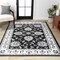 Jonathan Y Cherie French Cottage Black/Cream 8 ft. x 10 ft. Area Rug MDP505D-8 - alternate 1