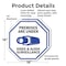 Signmission Premises Are Under Video & Audio Su, 18 inch X 18 inch, Plastic Sign, 2PK OC-P-2PACK-18-20 - alternate 6