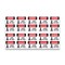 Signmission OSHA Danger Sign, Hard Hat Area Bilingual, 5in X 3.5in Decal, 10PK, OS-DS-D-35-VP-1292-10PK OS-DS-D-35-VP-1292-10PK - alternate 1