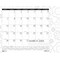 House Of Doolittle Monthly Desk Pad Calendar, Black & White Doodle, 12 Months, Jan-Dec, 22 in x 17 in 187 - alternate 3