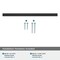 Amerock Cyprus 7-9/16 inch 192mm Center-to-Center Black Bronze Cabinet Pull BP26208BBR - alternate 3