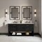 James Martin Vanities Lucian 72" Double Vanity, Carbon Oak, w/ 3 CM Siberian Silestone Widespread Top D704-V72-CBO-WSFR - alternate 6