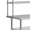 Flash Furniture Rawcliffe Work Table, 18 Gauge Stainless Steel Top Shelf and Double Overshelves, 2 Undershelves NH-WT-GU-2448-OSH-GG - alternate 7