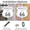 Signmission New Mexico Route Marker Shield Sign Us 6, 6 inch X 6 inch, Plastic Sign, 2PK SHI-P-2PACK-6-389 - alternate 6